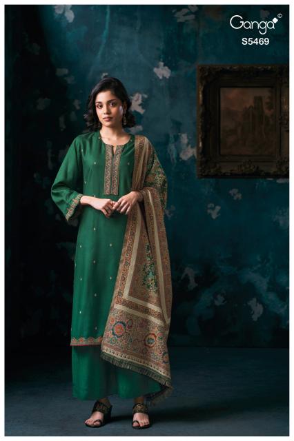 Ganga kristen 5469 dress material wholesale shops in hyderabad